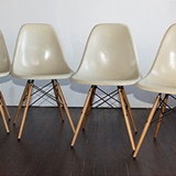 SET OF 4 EAMES CHAIRS